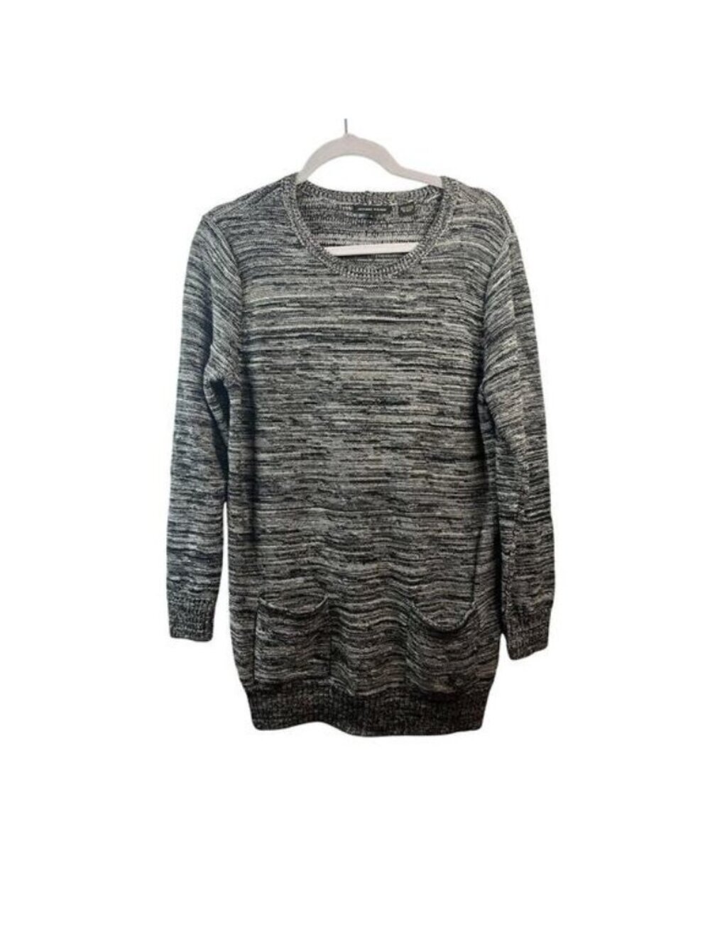 Jeanne Pierre Gray Womens Long Sleeve Sweater Size Large